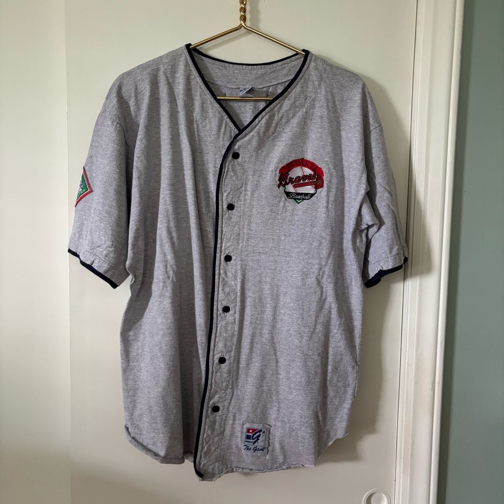 RARE 1992 Vintage Braves Collectors Series button up